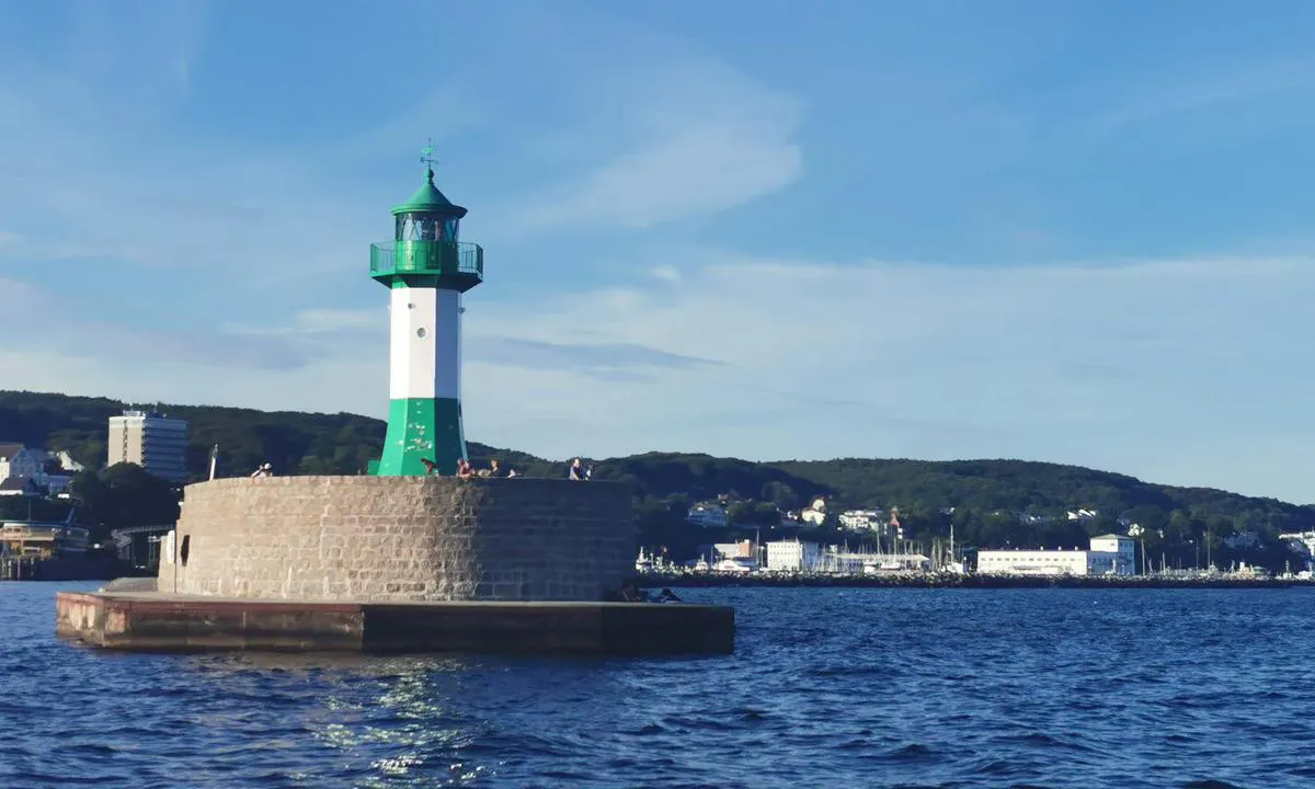 Stadthafen Sassnitz: Einfahrt
