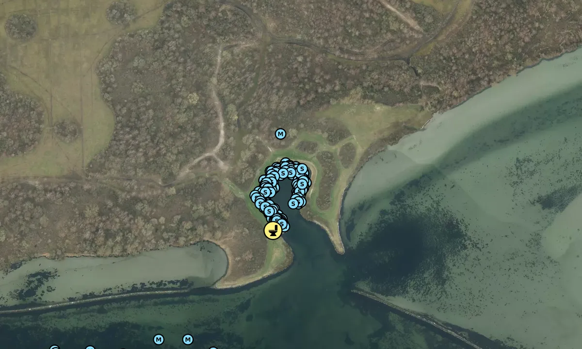 Satelite image of Stampersplaat - Zonnemaire