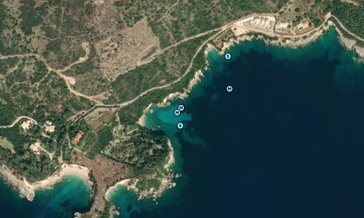Satelite image of STanding Stones Beach
