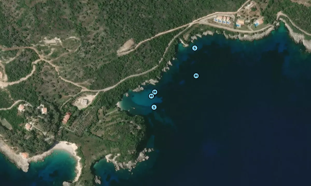 Satelite image of STanding Stones Beach