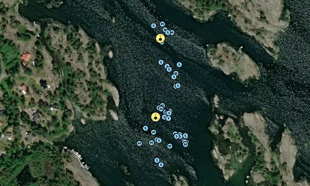 Satelite image of Stångehamn - SXK Dacke bouy