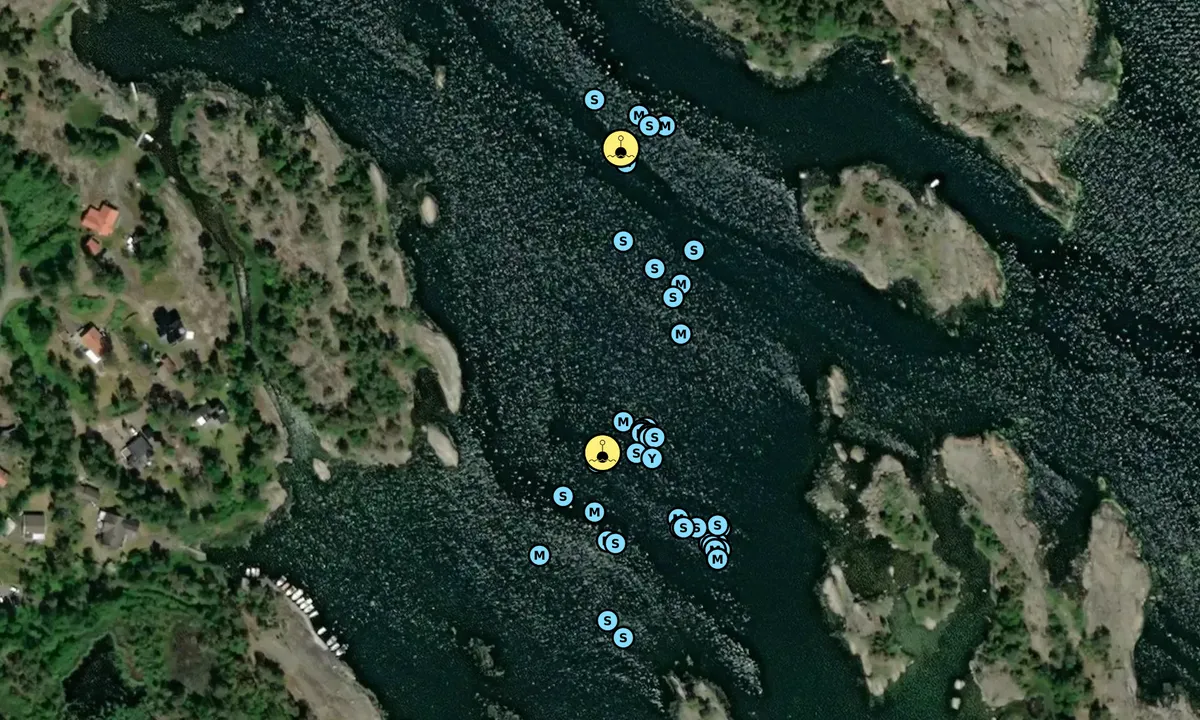 Satelite image of Stångehamn - SXK Dacke bouy
