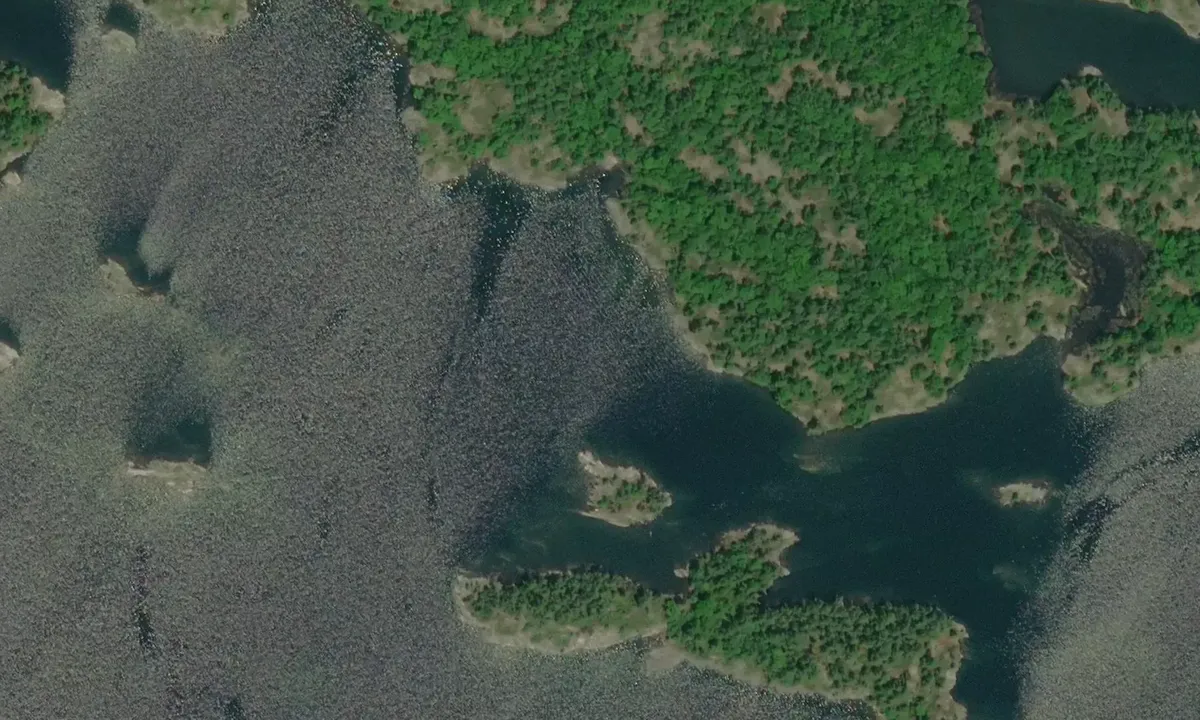 Satelite image of Starvation Bay