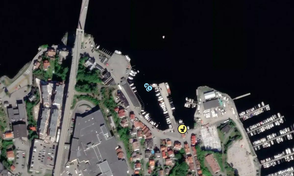 Satelite image of Stathelle