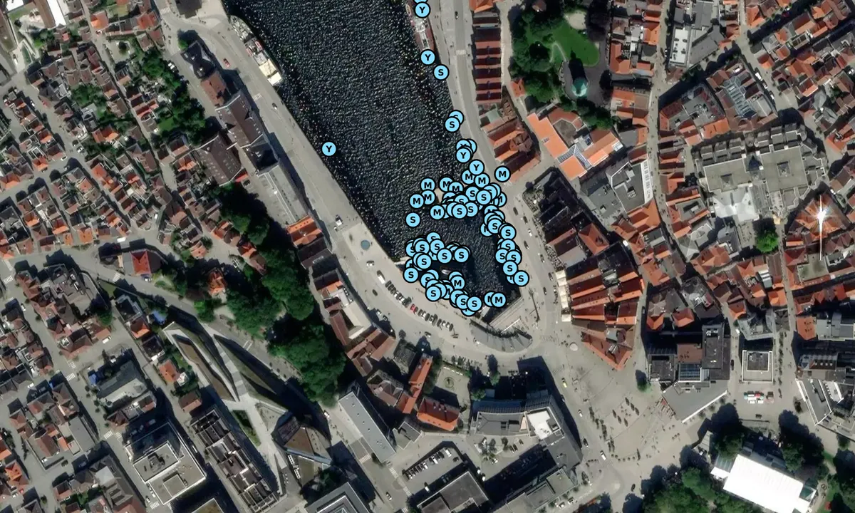 Satelite image of Stavanger