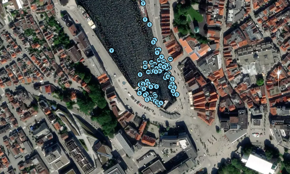 Satelite image of Stavanger