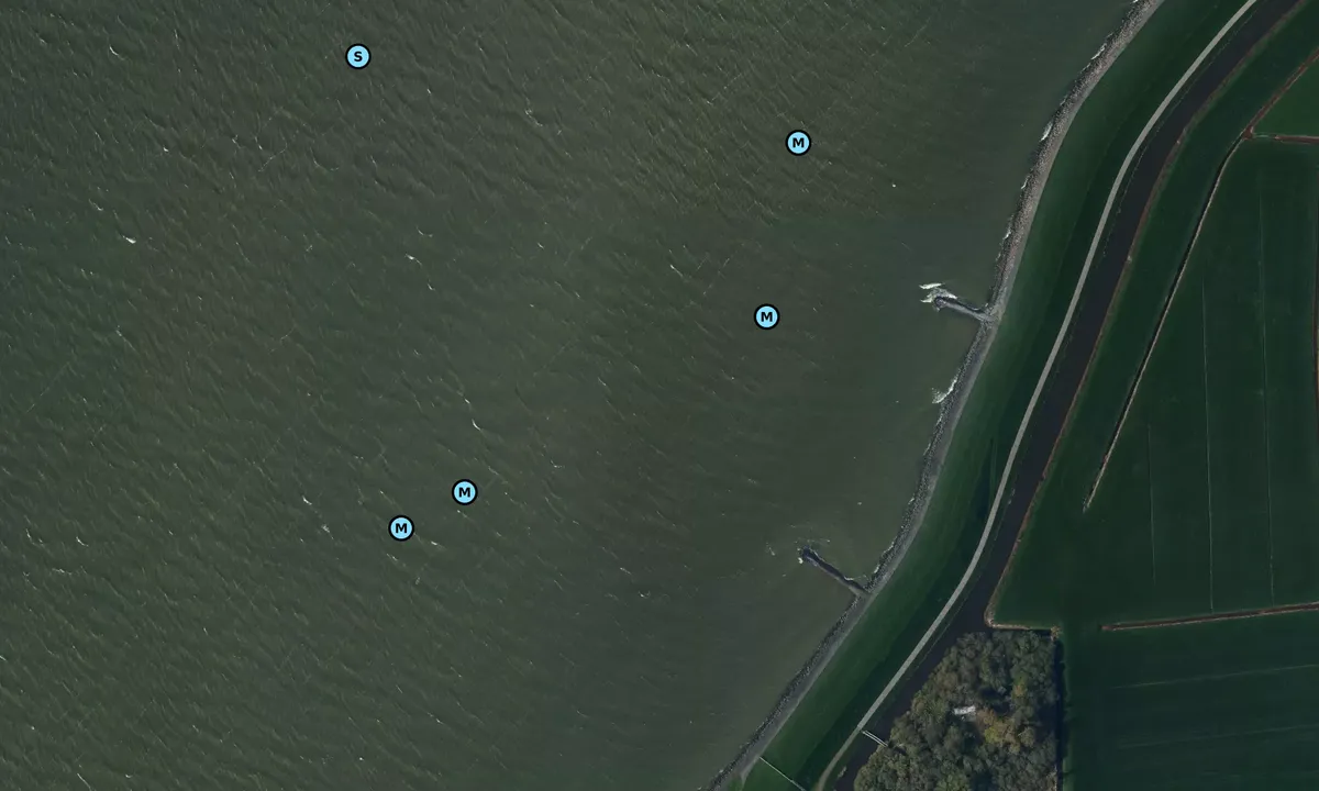 Satelite image of Stavoren Anchorage