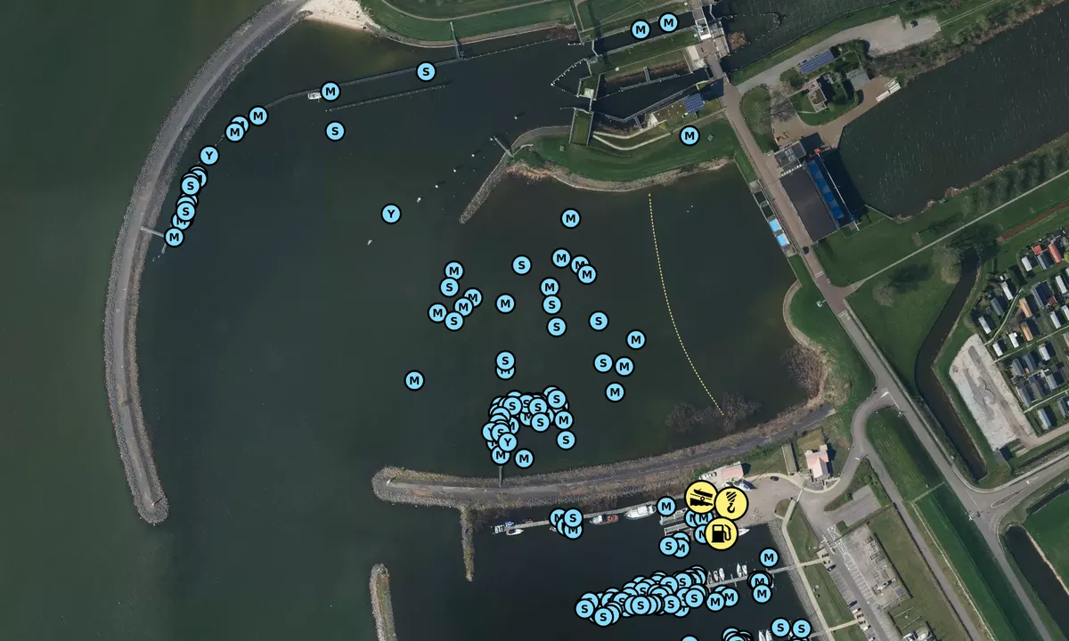 Satelite image of Stavoren Aussenhafen