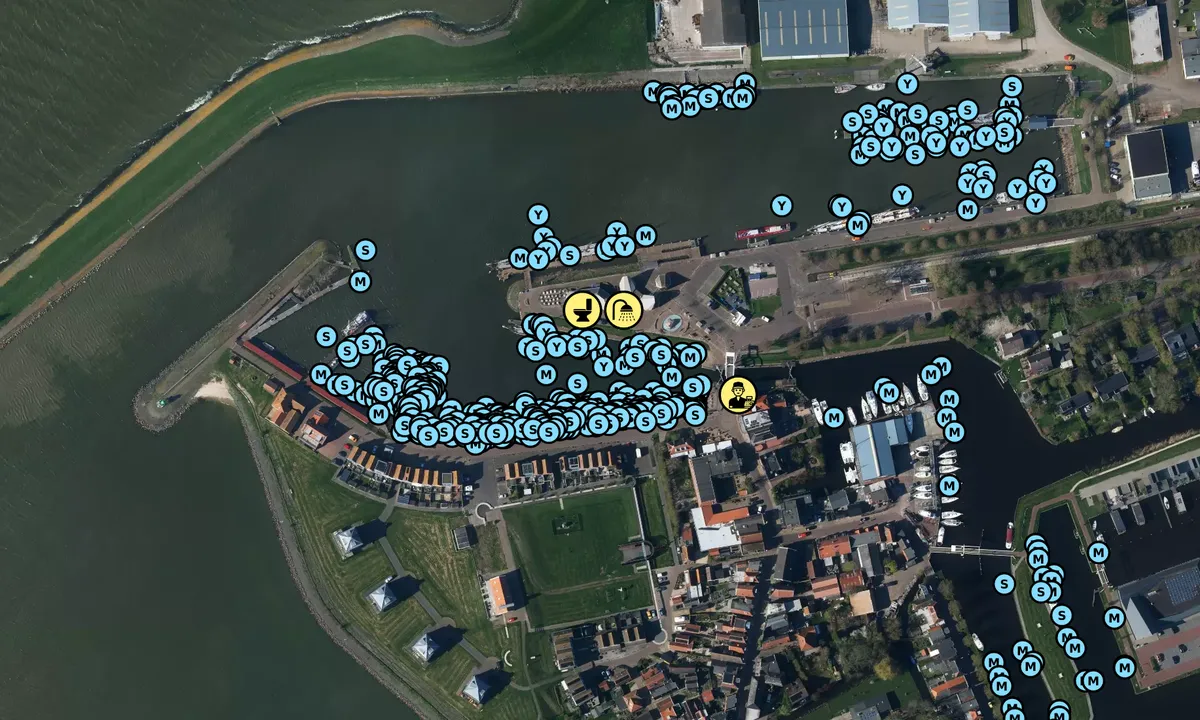 Satelite image of Stavoren oude haven