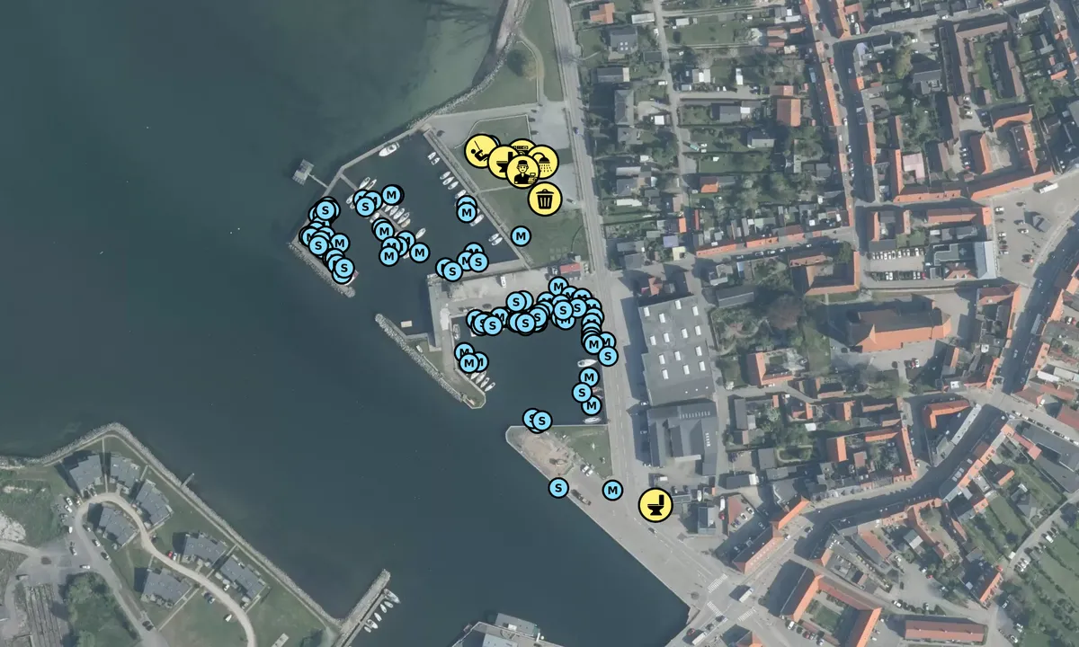 Satelite image of Stege Havn