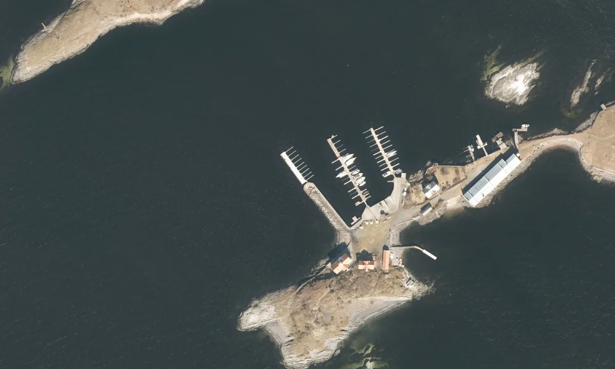 Flyfoto av Steilene - Nesodden seilforening