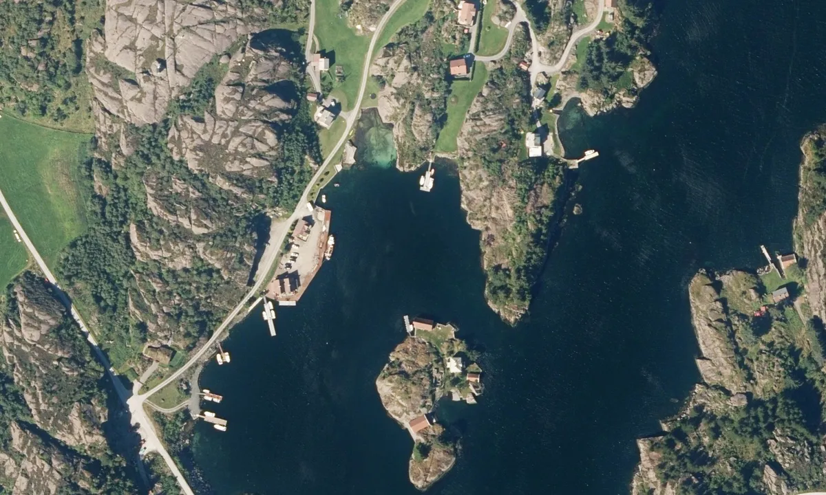 Flyfoto av Steinsundet