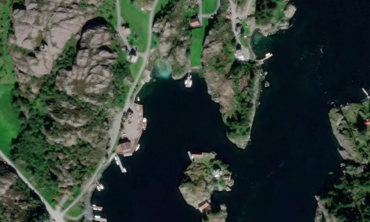 Satelite image of Steinsundet