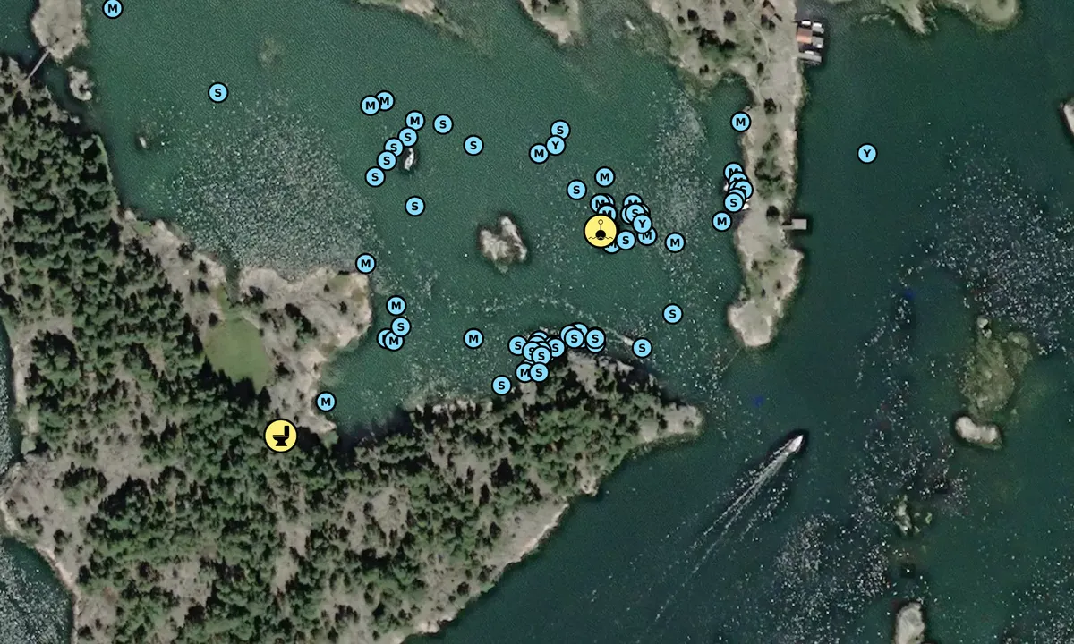 Satelite image of Stendörren - Stora Krokholmen