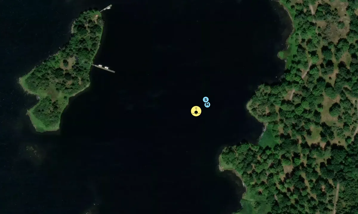 Satelite image of Stensö - SXK Dacke bouy