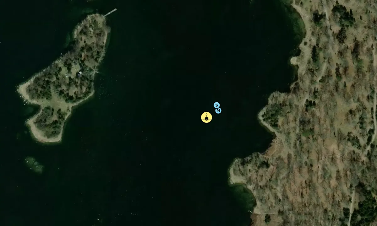 Satelite image of Stensö - SXK Dacke bouy