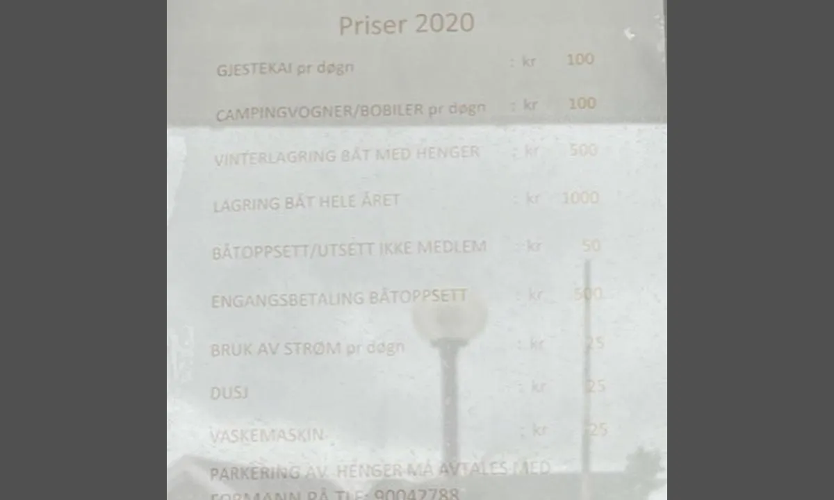 Stokkøy Båtforening: PRiser 2021, Vippsnr 587142