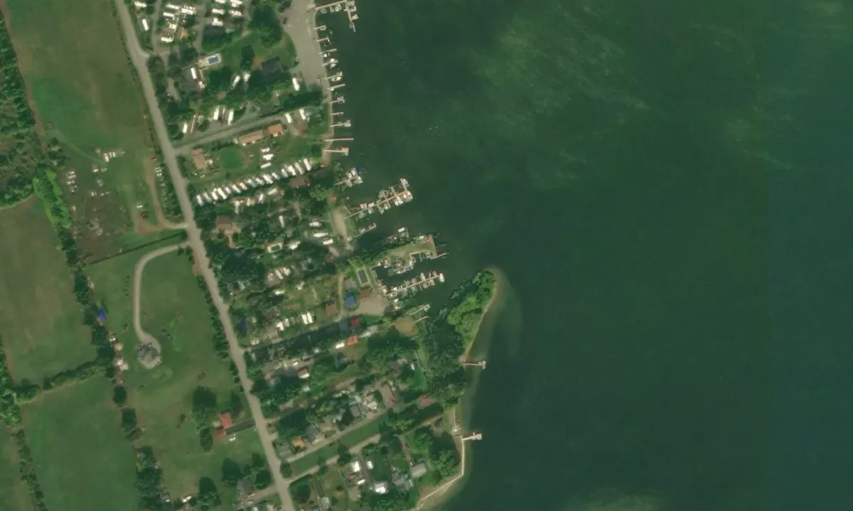 Satelite image of Stoneburg Cove 