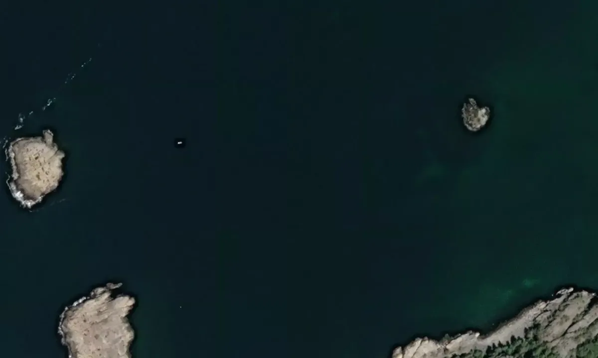 Flyfoto av Stora Arsklåvet