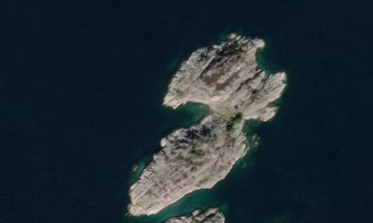 Satelite image of Stora Fågeltången