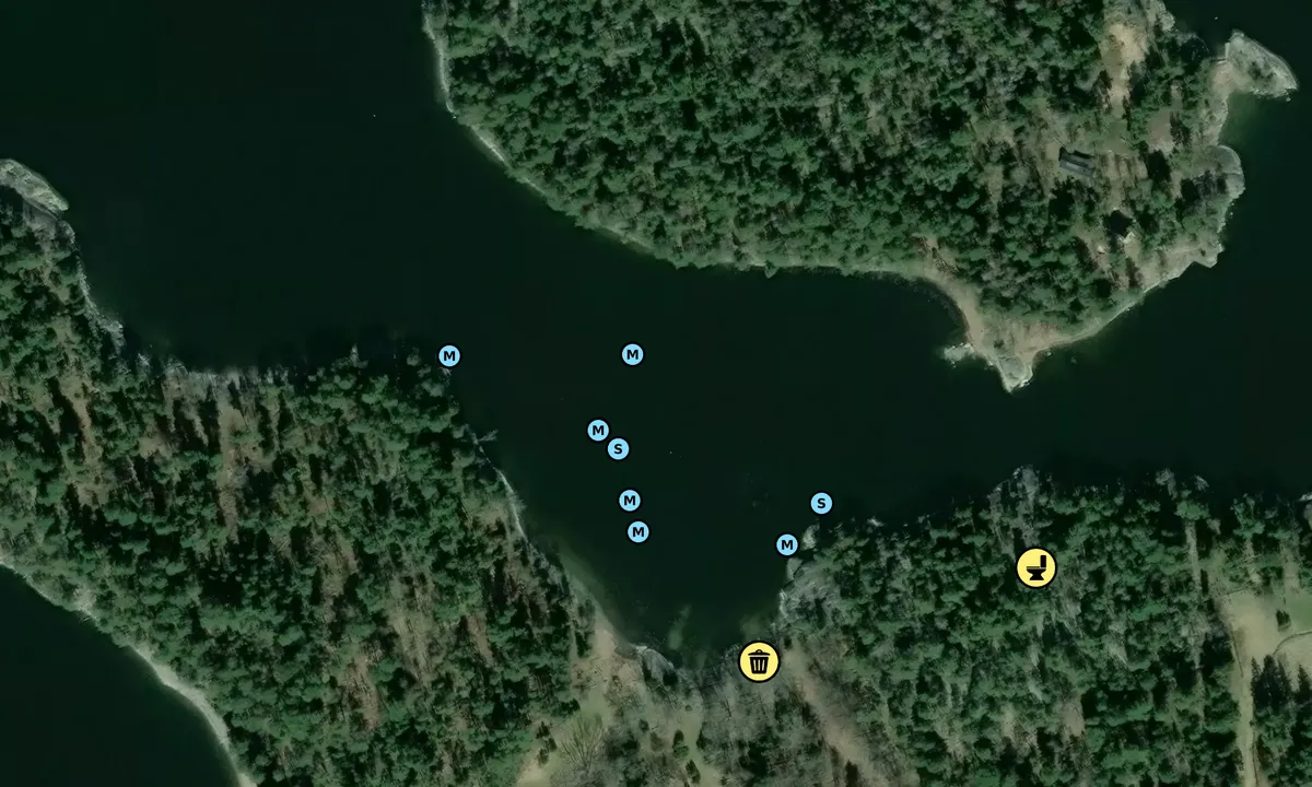 Satelite image of Stora Hästnacken