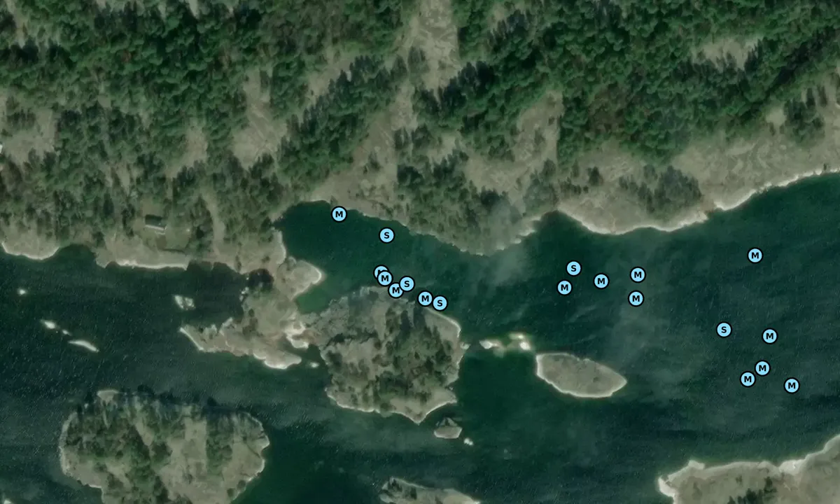 Satelite image of Stora Kättelsö