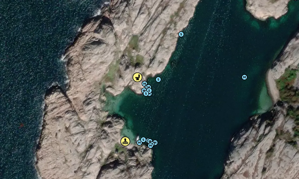 Satelite image of Stora Klövskär