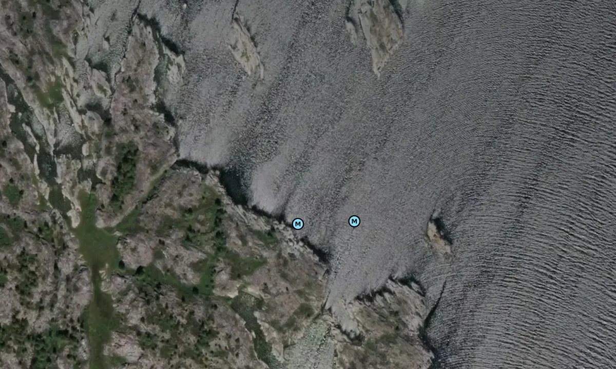 Satelite image of Stora Nassa - Mjölkviken - Gumfladen - Sweden