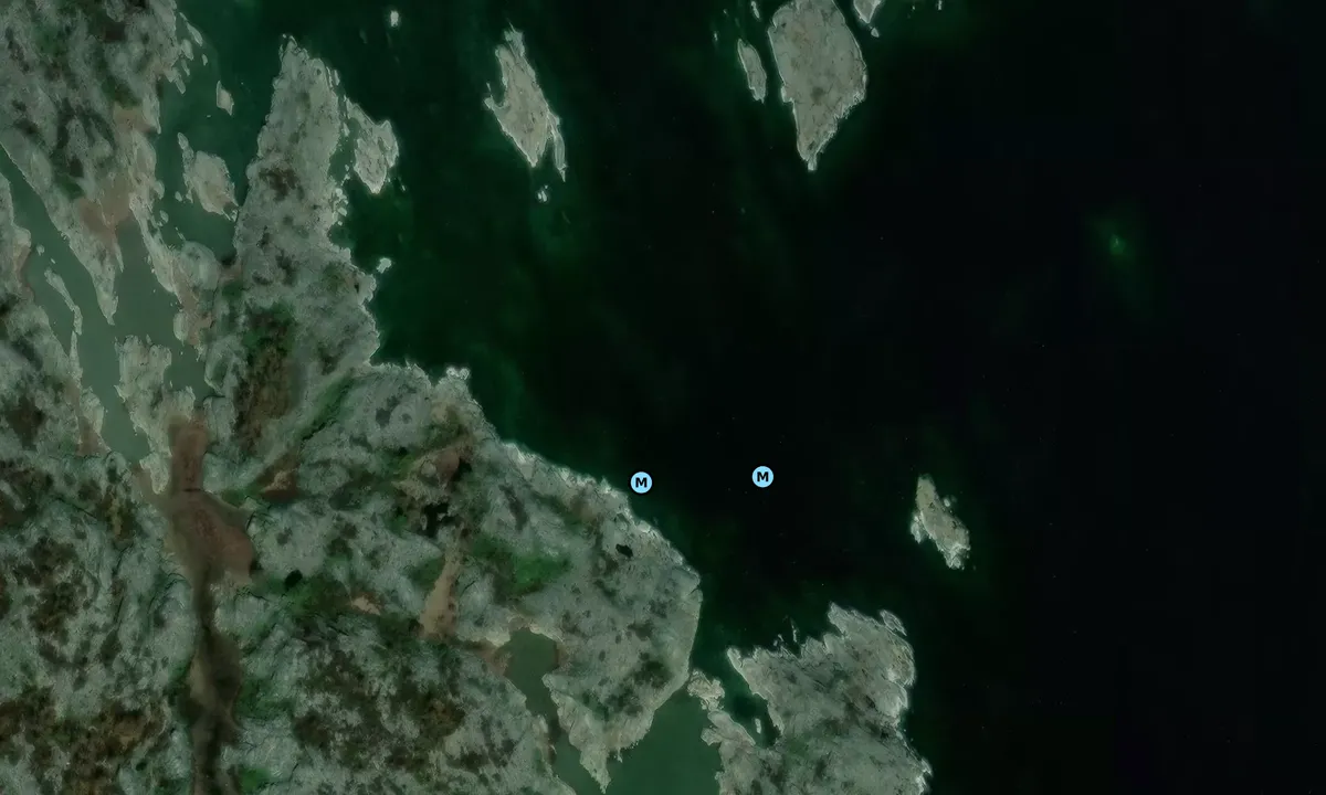 Satelite image of Stora Nassa - Mjölkviken - Gumfladen - Sweden