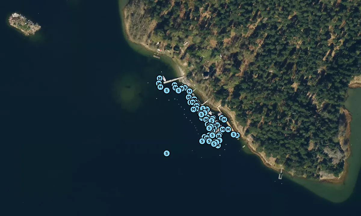 Satelite image of Stora Sandön