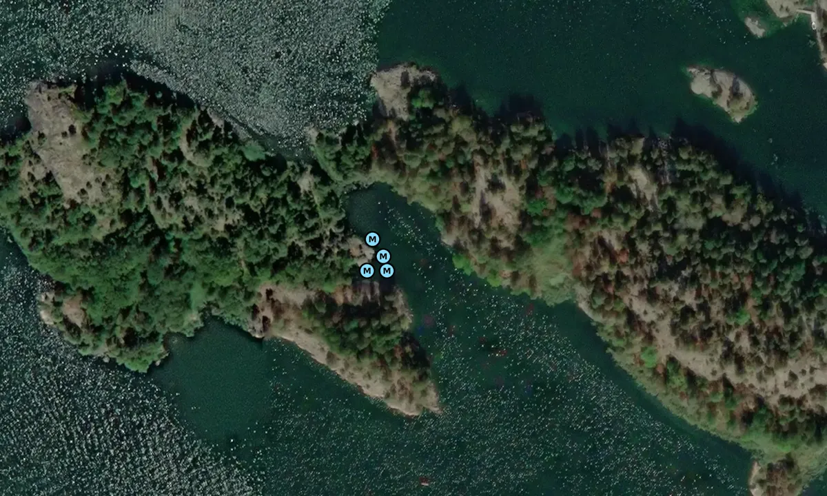 Flyfoto av Stora Slipholmen - Lilla Slipholmen - Loftahammar