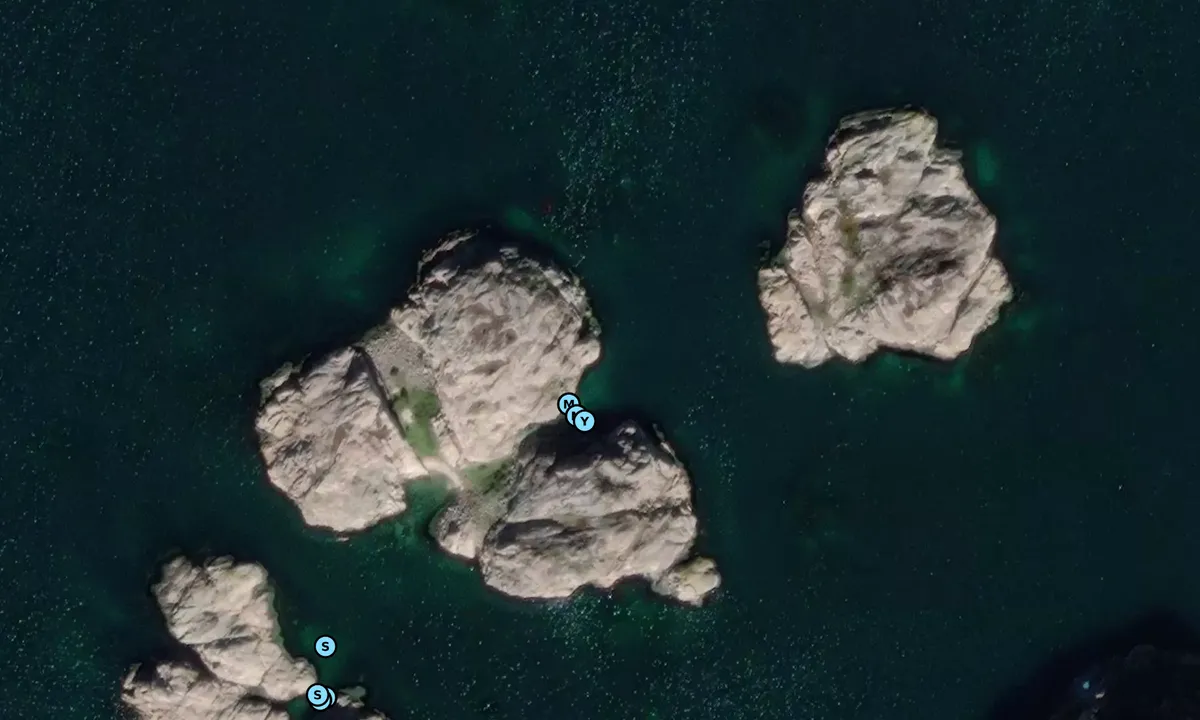 Satelite image of Stora Vassholmen - Fjällbacka