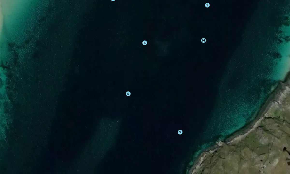 Satelite image of Store Måsøya - Angerøya