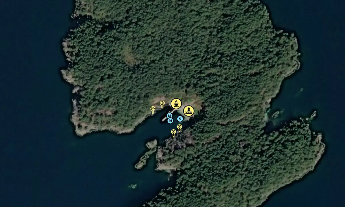 Satelite image of Store Ulvesøya