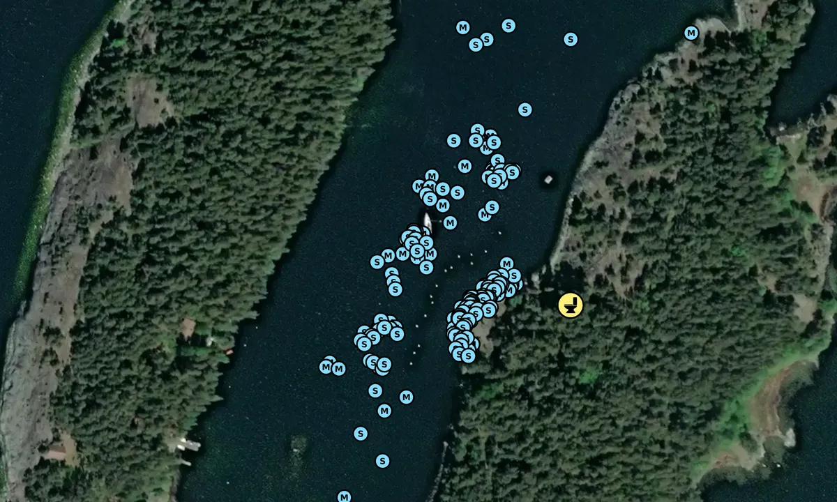 Satelite image of Storön - Kryssarklubbens Uthamn