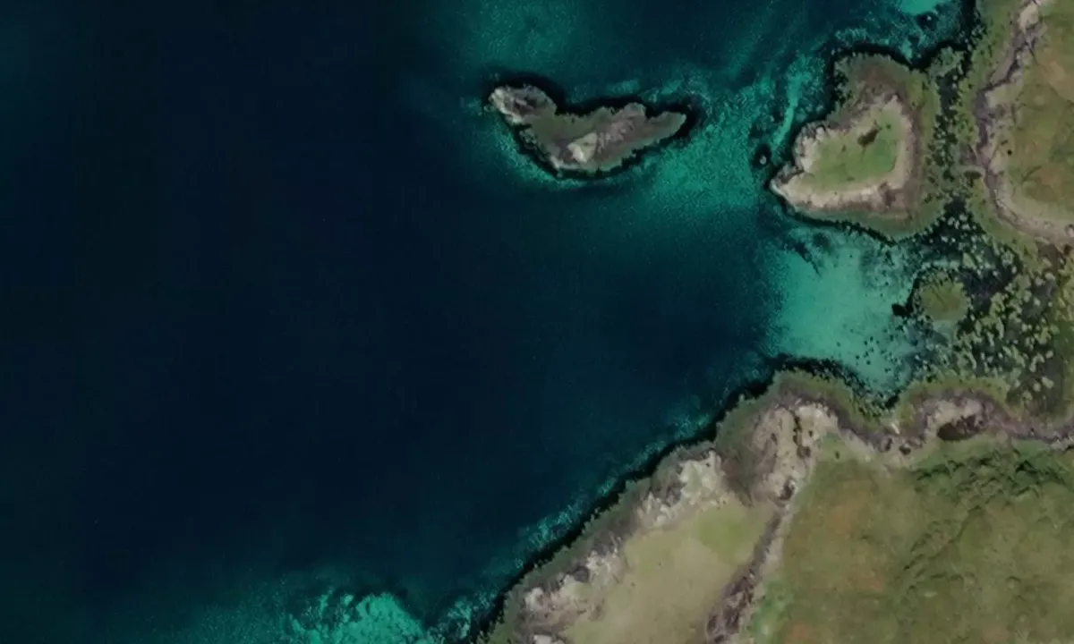 Satelite image of Storøya - Lyngvær