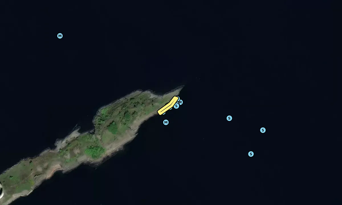 Satelite image of Storsteila