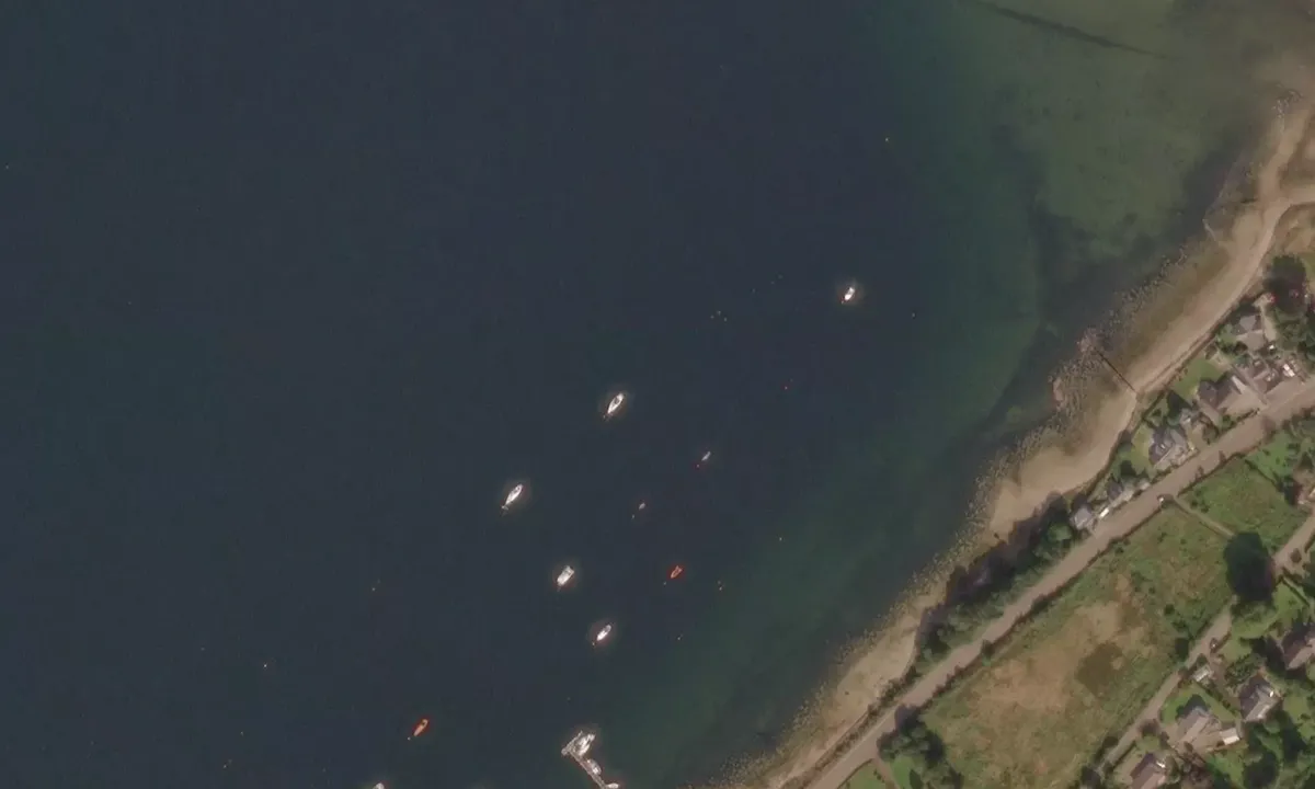 Satelite image of STRACHUR BAY