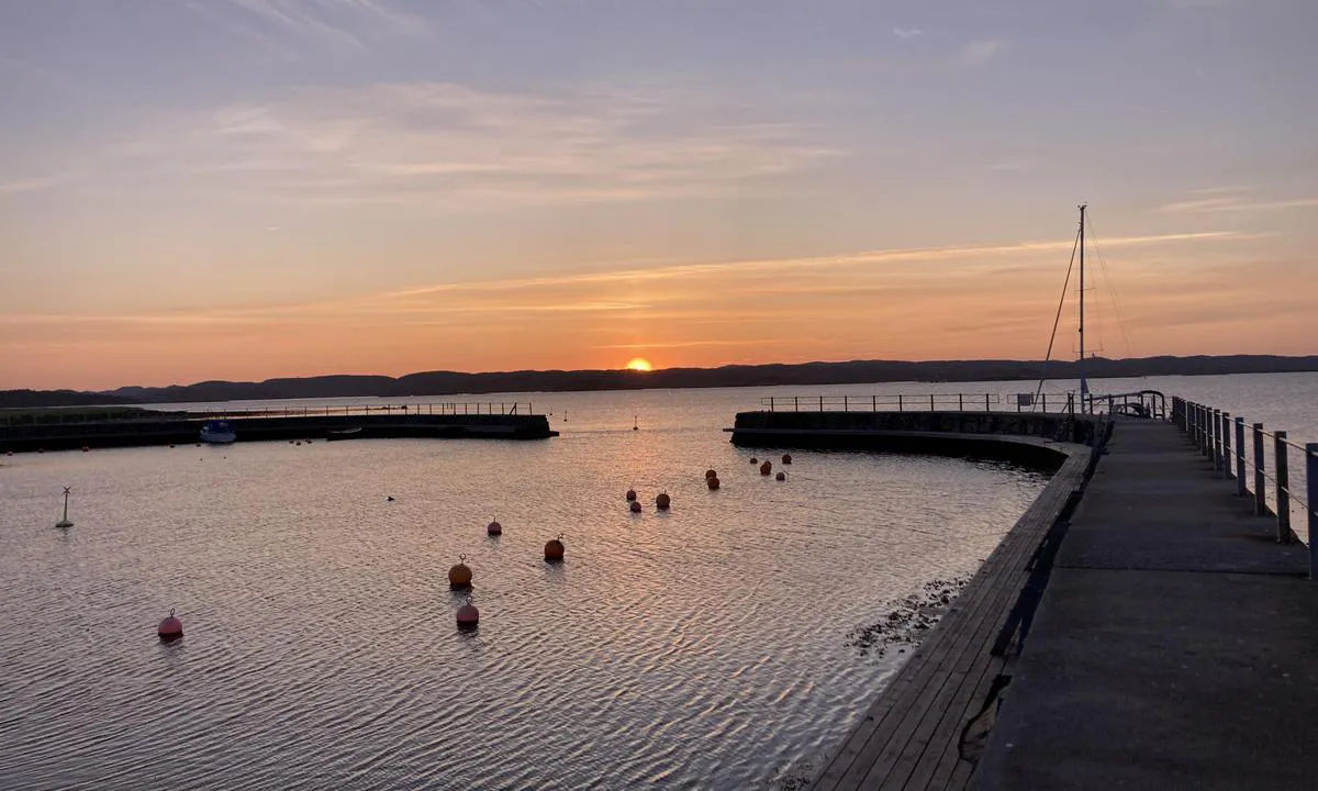 Flott solnedgang på Stråholmen uke 23, 2023