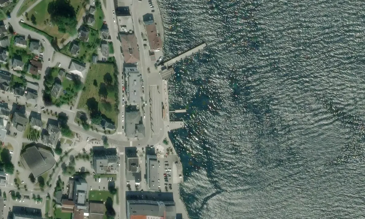 Satelite image of Stranda Sentrum