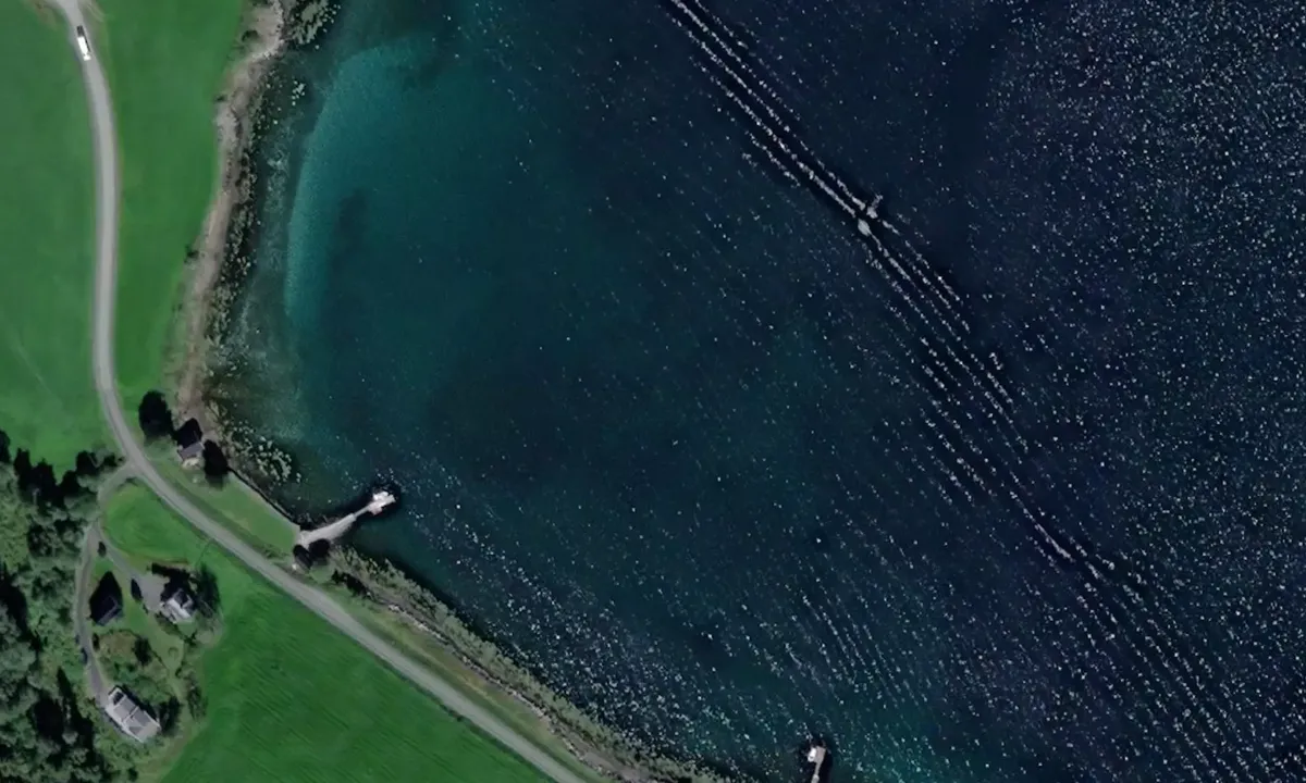 Satelite image of Stranda - Vikan