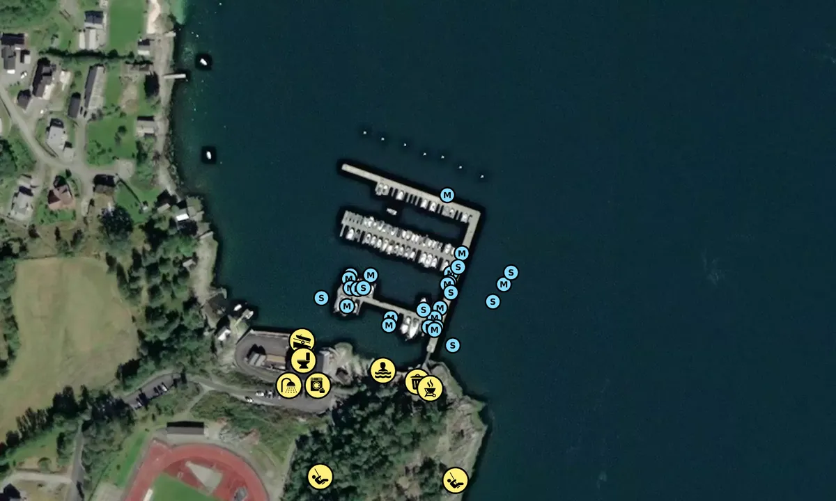 Satelite image of Strandebarm