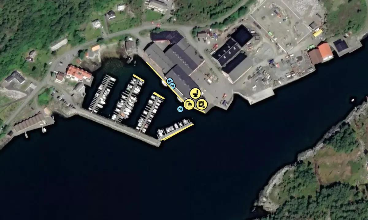 Satelite image of Strandvik Båtlag