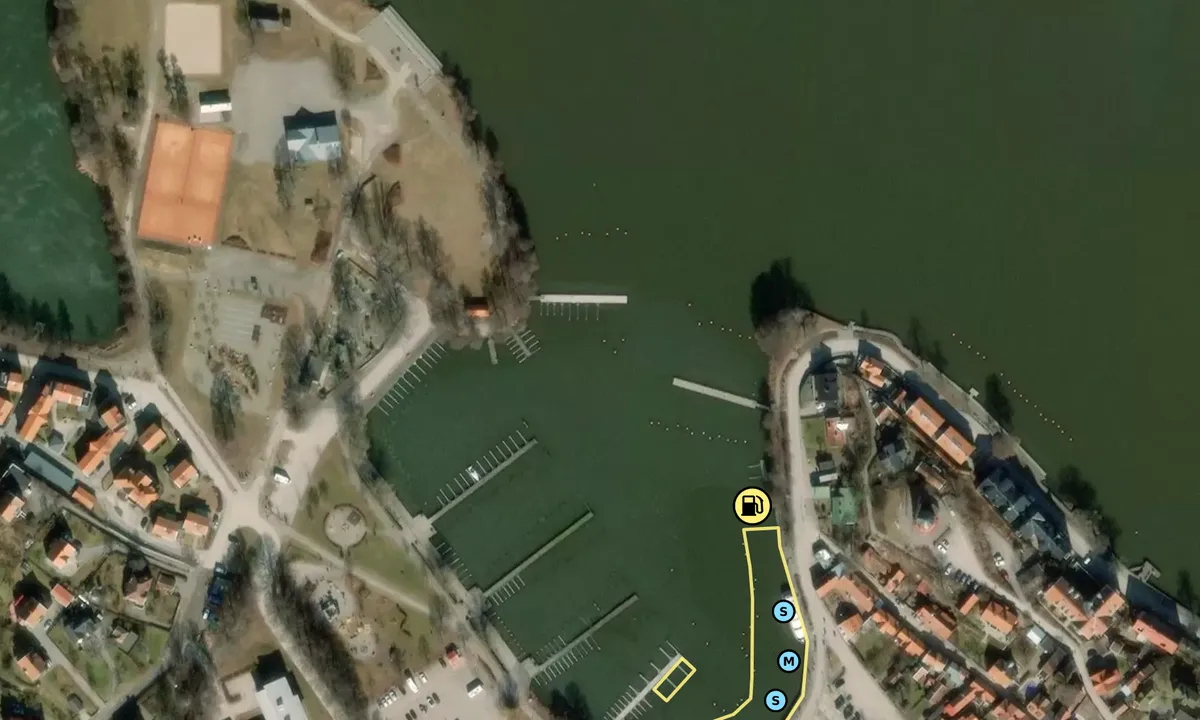 Satelite image of Strängnäs