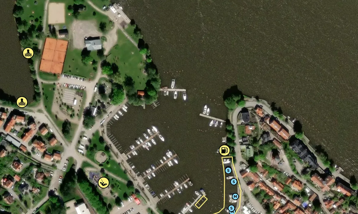 Satelite image of Strängnäs