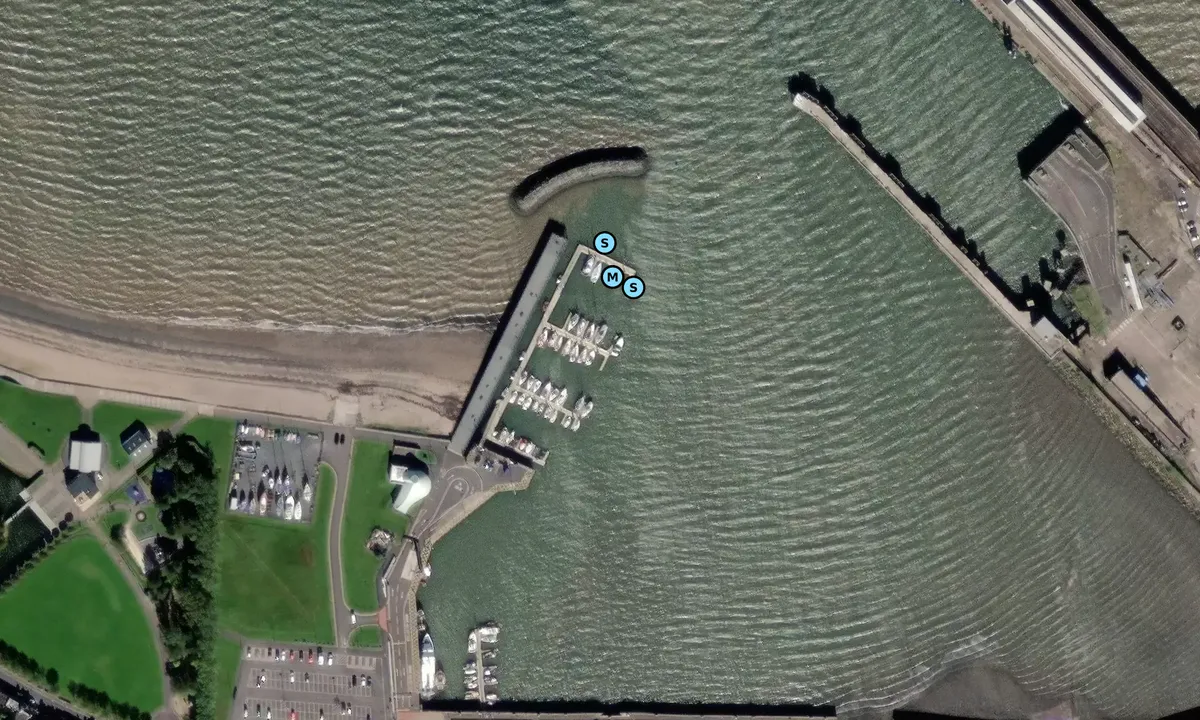Satelite image of Stranraer Harbour