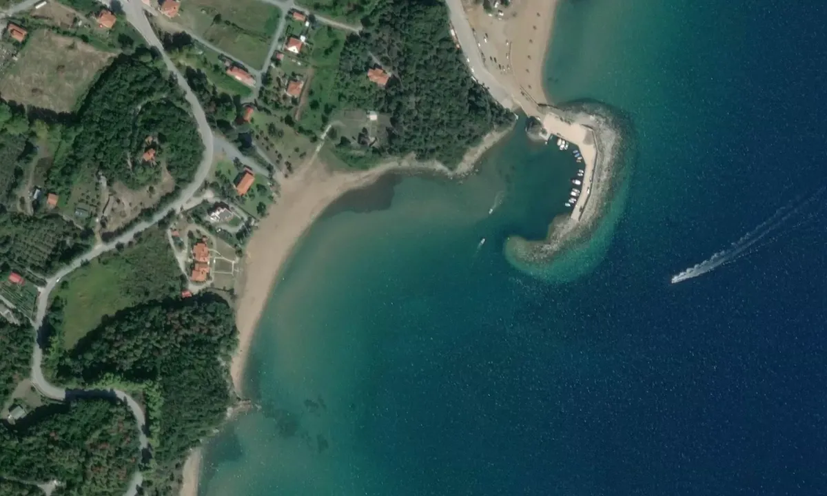 Satelite image of Stratoni