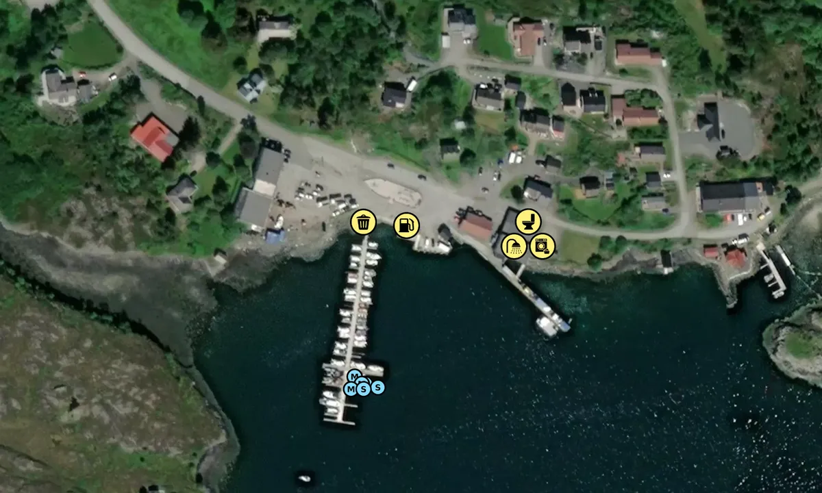 Satelite image of Straumen Gjestehavn - Smøla