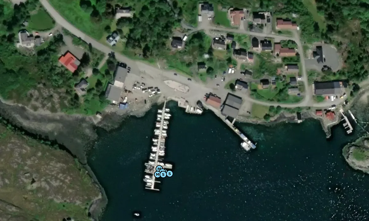 Satelite image of Straumen Gjestehavn - Smøla