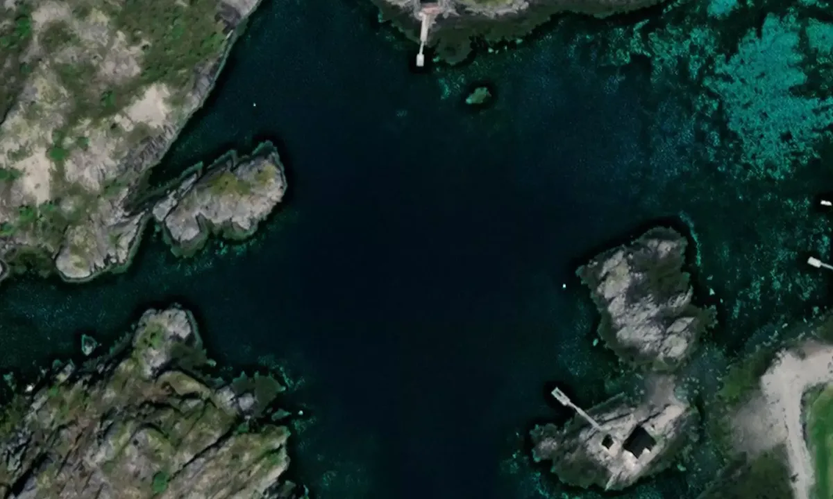 Satelite image of Straumøya